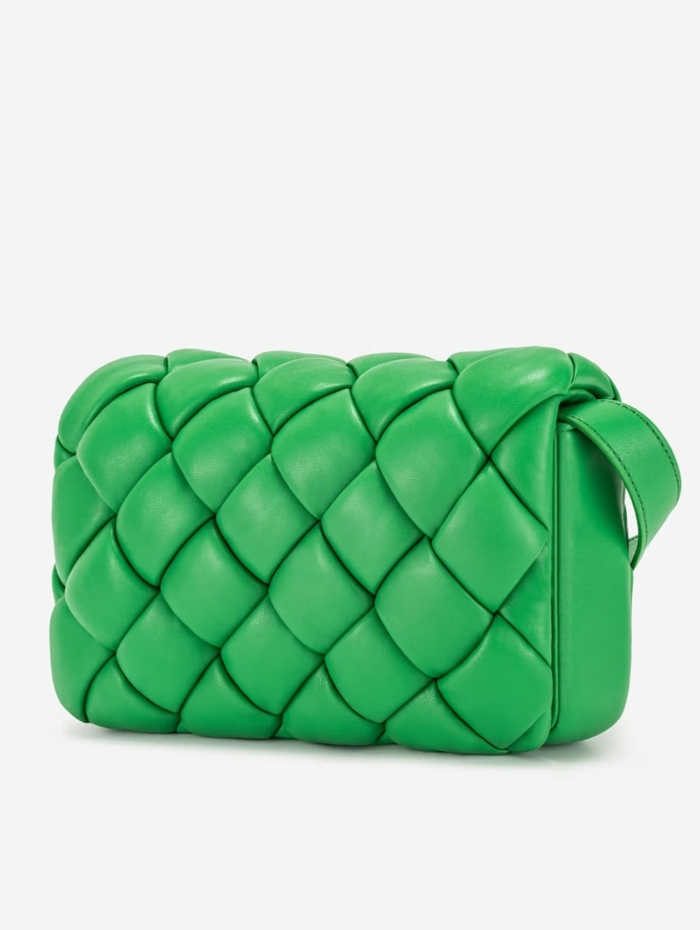 JW PEI Green Woven Crossbody Bag